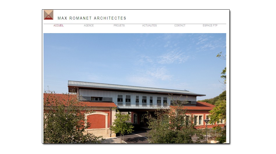 Création du site Max Romanet Architectes
